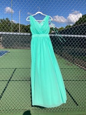 Green Teal Maxi Dress by One33 Social